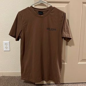 Seek Jesus Brown Tee